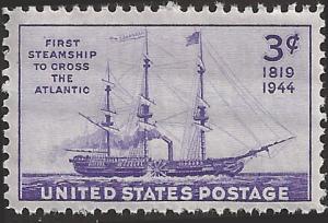 # 923 MINT NEVER HINGED STEAMSHIP