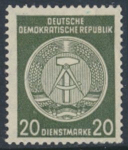 German Democratic Republic  SC# O22a    MH   see details & scans