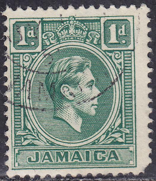 Jamaica 149 USED 1951 King George VI 1d