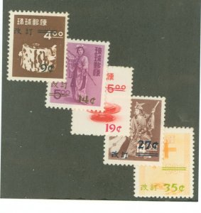 Ryukyu Islands #C19-23 Mint (NH) Single (Complete Set)