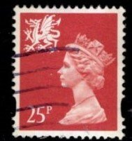 Wales - #WMMH60 Machin Queen Elizabeth II - Used