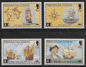 Tristan da Cunha Scott #'s 504 - 507 MNH