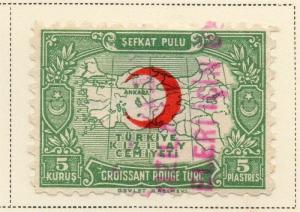 Turkey 1937-46 Early Issue Fine Used 5k. 086118