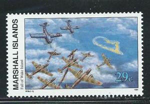 Marshall Islands 296 1991 WWII Wake Island MNH