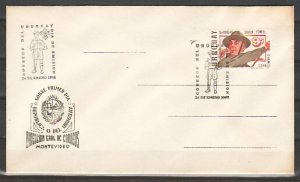 Uruguay, Scott cat. C333. Scout Baden Powell issue. First day cover.