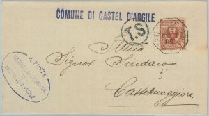 80506 -  REGNO - STORIA POSTALE -  BUSTA da CASTELLO D'ARGILE  Bologna 1905