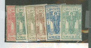 Somalia (Italian Somaliland) #B11-16 Mint (NH) Single (Complete Set)