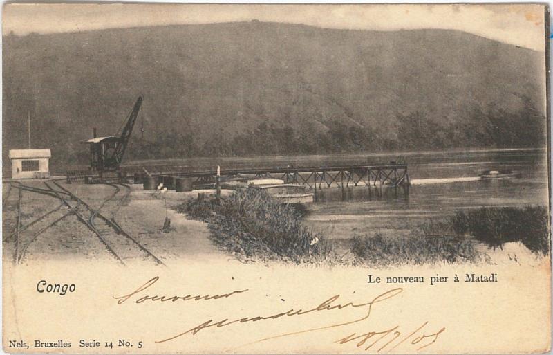 Belgian Congo  Congo Belge -  POSTAL HISTORY - POSTCARD to FRANCE 1905