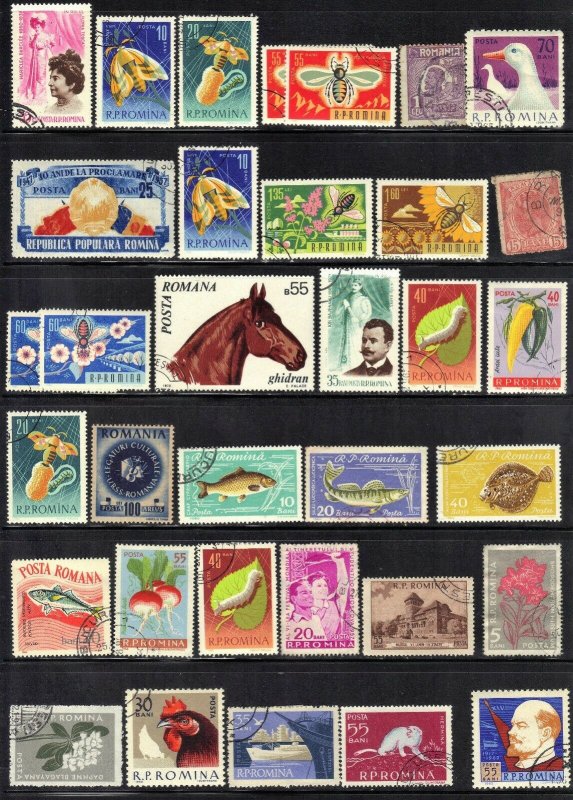 ROMANIA STAMP  LOT #2B   CTO & USED SEE SCAN  