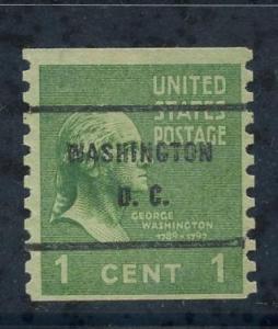 USA Sct # 839; Precancel; Washington DC; type 61