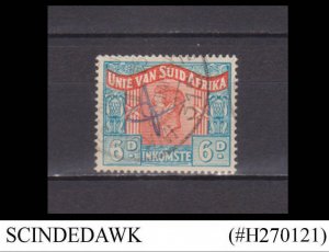 SOUTH AFRICA - 1946-52 KGVI REVENUE STAMP #68 - 1V - USED