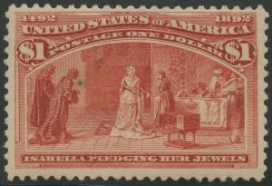 #241 VF+ OG XXXLH LOOKS NH WITH TINY INCLUSION CV $1,100 HV8724