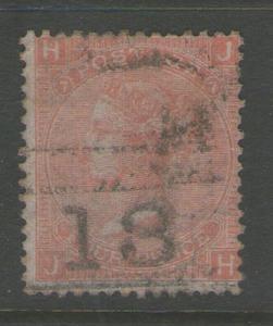 GB 1865 Queen Victoria SG 93 PL7 FU