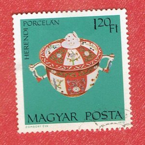 HUNGARY SCOTT#2173 1972 1.2f HERENDIN PORCELAIN - USED