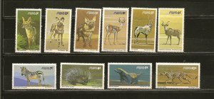 South West Africa SC#447-456 Wildlife Lot of 10 MNH