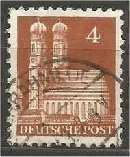 GERMANY, 1948, used 4pf, Munich Scott 635