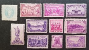 1937 1938 US Commemorative Stamp Year Set Lot MNH OG Mint Never Hinged