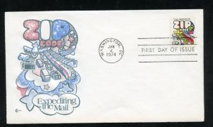 US 1511 Mail Transport - ZIP code UA CCC Cover Craft