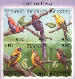 Worldwide Birds - MNH sheets  on 4 scans