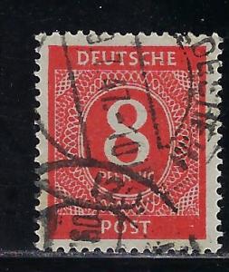 Germany AM Post Scott # 536, used