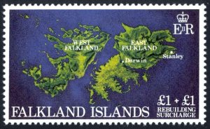 Falkland Islands Sc# B1 MNH 1982 Rebuilding