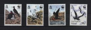 Ascension Birds/WWF 1990 Mi#521-24 MNH