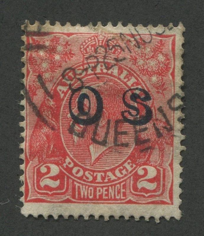 AUSTRALIA (OFFICIAL STAMP) #O8 USED