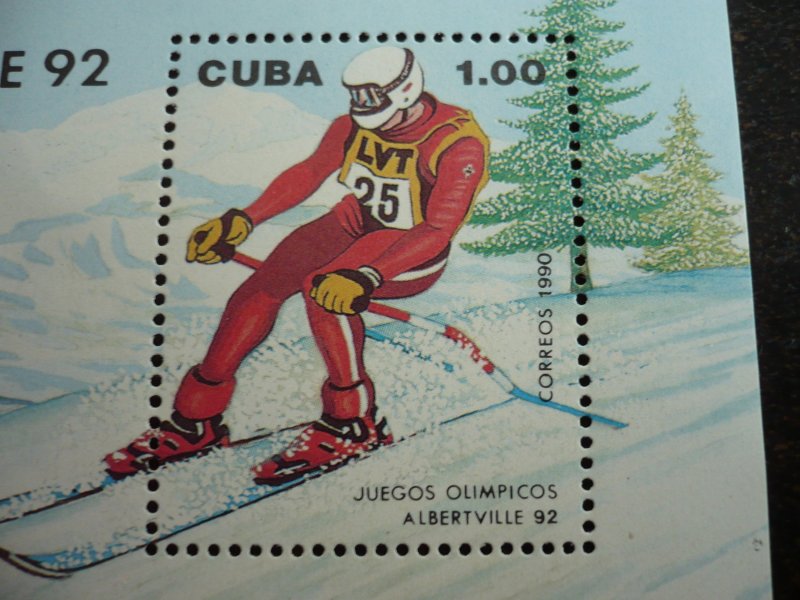 Stamps - Cuba - Scott# 3206 - MNH Souvenir Sheet