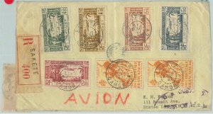 77355 - DAHOMEY - POSTAL HISTORY - Registered LETTER by SAKE 1947-