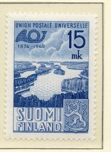 Finland 1949-50 Early Issue Fine Mint Hinged 15Mk. NW-221928