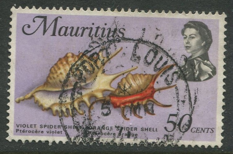 STAMP STATION PERTH Mauritius #350a Sea Life Issue FU 1972-1974