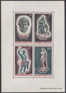 Burkina Faso (Upper Volta) #C17a s/sheet F-VF Mint NH ** 1964 Olympics