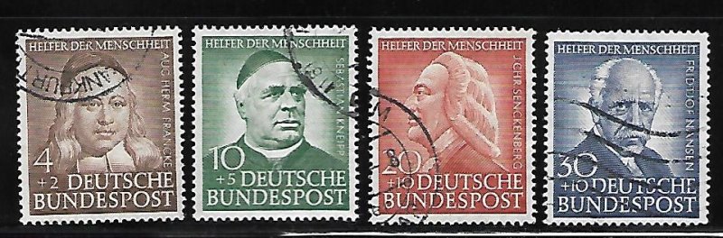 Germany - Semi-Postal - Scott #B334-337 - F- VF - Used