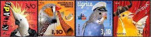 Croatia 2015 MNH Stamps Scott 940a-d Birds Parrots