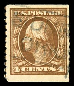 USA 446 Used (Perf 10, Single Line Wmk, Flat Plate)