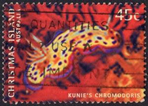 Christmas Island: SC#412t 45¢ Marine Life: Kunie's Chromodoris (1998) Used