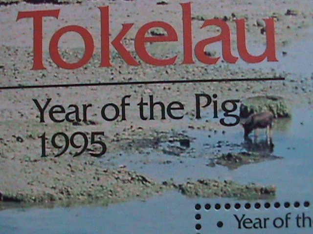 TOKELAU-1995 SC# 203 YEAR OF THE LOVELY BOAR MNH S/S-VF WE SHIP TO WORLD WIDE