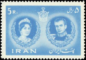 Iran #1164-1165, Complete Set(2), 1960, Royality, Never Hinged