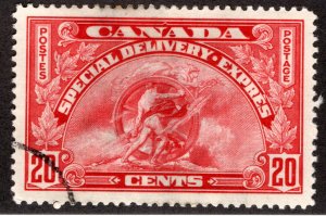 E6 - 20c - Special Delivery - VF - Used, Canada BOB Stamp