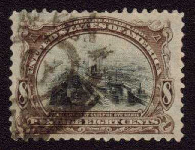 MALACK 298 VF/XF, used,  nice large stamp n2231