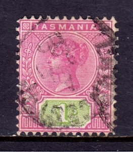 Tasmania - Scott #110 - Used - Inverted wmk. - SCV $9.25