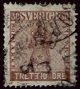 Sweden SC#11 Used VF SCV$30.00....Real Deal!!