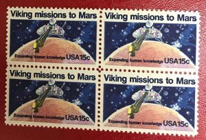 1978 USA Scott 1759 MNH Block Viking mission to Mars Lot 943