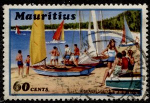 Mauritius #383 Beach Scene Used CV$0.35