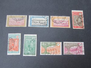 French Cameroun 1925 Sc 170,172-3,77,181-82,207-8 FU