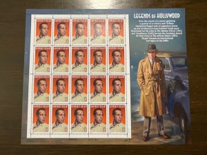 US SC 3152 Sheet 32¢ Humphrey Bogart, (1) P# S11111, MNH- Superb