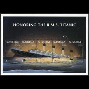 ST.VINCENT 1997 - Scott# 2500 S/S Titanic NH