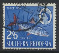 Southern Rhodesia  SG 102 SC# 105   Used  Tiger Fish 