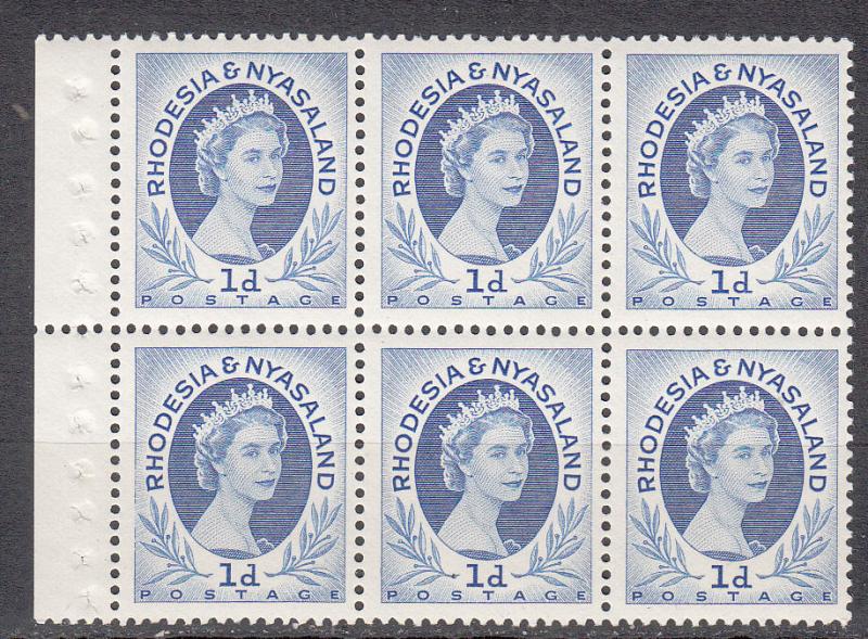 Rhodesia&Nyasaland - 1954 1pbooklet pane Sc#142a-MNH(7935)