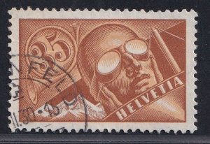 Switzerland #C6 used 1923  pilot 35c